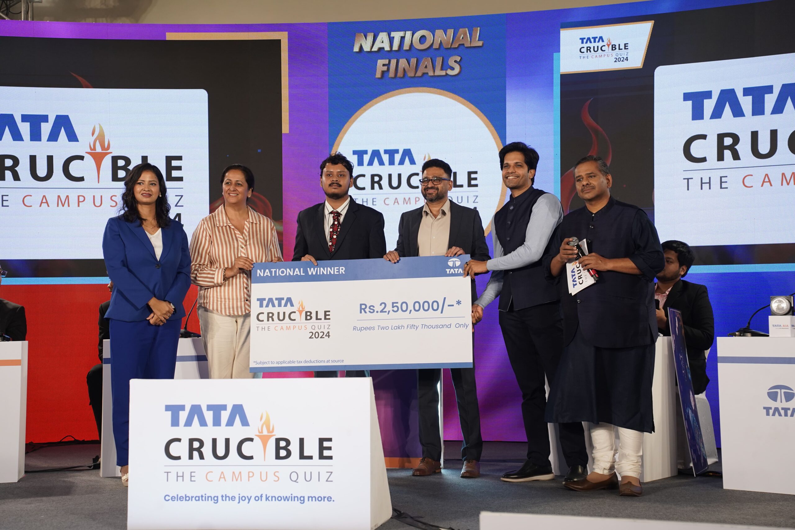 Results For Tata Crucible Campus Quiz India 2024